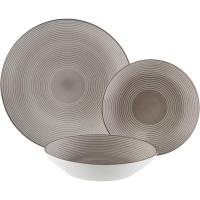 Vajilla de porcelana Cirix beige VERSA, 18 piezas