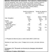 Refresco de naranja con gas SCHWEPPES, botella 1,5 litros