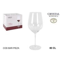 Copa de vino Uria, cristal transparene BOHEMIA, 800 ml