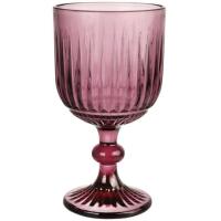 Copa de vidrio tallado morado Odiel SANTA CLARA , 350 ml Copa de vidrio tallado morado Odiel SANTA CLARA , 350 ml