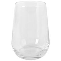 Vaso de vidrio transparente, 450 ml, ARISTO, set 6 uds