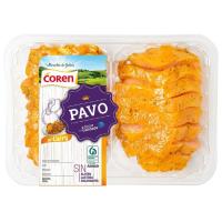 Medallón de pechuga de pavo al curry COREN, bandeja aprox. 500 g