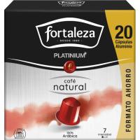 Café natural sist. Nespresso FORTALEZA PLATINUM, caja 20 uds Café natural sist. Nespresso FORTALEZA PLATINUM, caja 20 uds