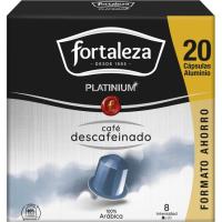Café descafeinado sist. Nespresso FORTALEZA PLATINUM, 20 uds