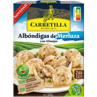 Albóndigas de merluza con almejas CARRETILLA, bandeja 320 g