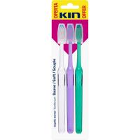 Cepillo suave KIN, pack 3 uds