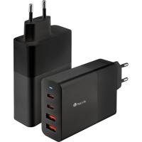 Cargador BUD de pared ultrarápido de 100 W con 4 puertos: 2 USB-C 2 USB-A, NGS Cargador BUD de pared ultrarápido de 100 W con 4 puertos: 2 USB-C 2 USB-A, NGS