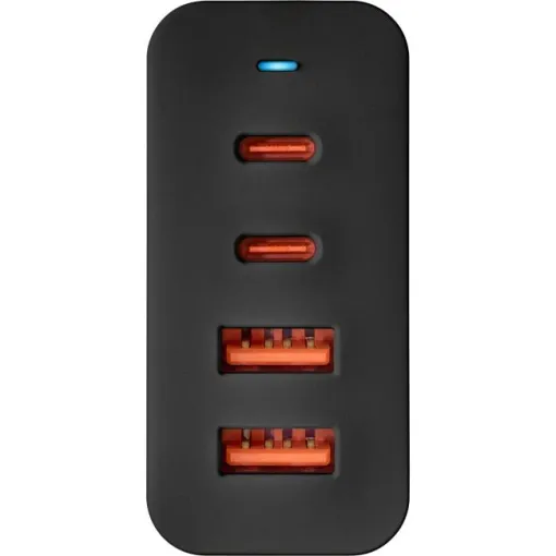 Cargador BUD de pared ultrarápido de 100 W con 4 puertos: 2 USB-C 2 USB-A, NGS