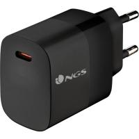 Cargador BUD de pared ultrarápido de 20 W con 1 puerto: USB-C , NGS Cargador BUD de pared ultrarápido de 20 W con 1 puerto: USB-C , NGS