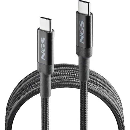 Cable de carga rápida de USB-C a USB-C de 3 metros hasta 100W, NGS