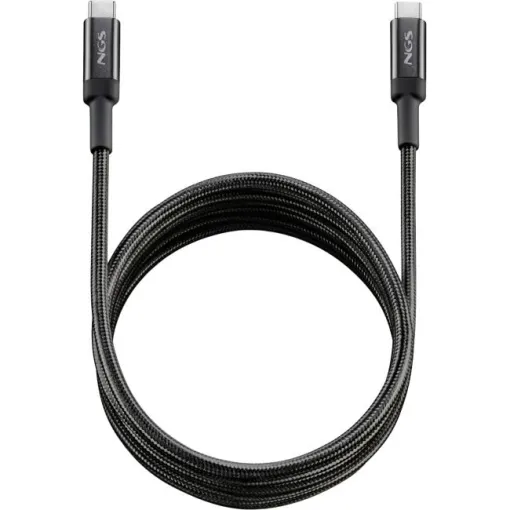 Cable de carga rápida de USB-C a USB-C de 3 metros hasta 65W, NGS Cable de carga rápida de USB-C a USB-C de 3 metros hasta 65W, NGS