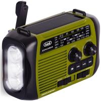 Portátil analógica solar negro y verde RA7F30BT TREVI