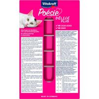 Alimento de pollo y ternera para gato POESIE DELICE, pack 6x85 g