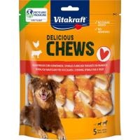 Snack chews deli spiral pollo perro M VITAKRAFT, bolsa 5 uds