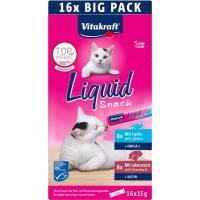 Snack líquido de salmón y paté para fato VITAKRAFT, caja 16 uds