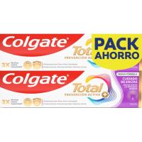 COLGATE TOTAL ENCÍAS hortzetako pasta, sorta 2x75 ml COLGATE TOTAL ENCÍAS hortzetako pasta, sorta 2x75 ml
