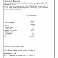 Brocheta parte cuerpo MIDEL, 1 ud
