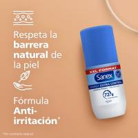 Desodorante extra control XXL SANEX, roll on 90 ml