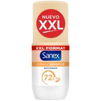 Desodorante Sensitive XXL SANEX, roll on 90 ml