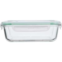 Hermético cristal borosilicato rectangular 370 ml Keep&Go CASTEY, 13x7x17 cm