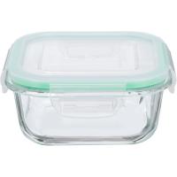 Hermético cristal borosilicato cuadrado 800 ml Keep&Go CASTEY, 15x15x6 cm