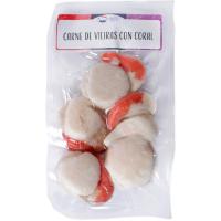 Carne de vieira con coral al vacío DELFIN, bolsa 200 g Carne de vieira con coral al vacío DELFIN, bolsa 200 g