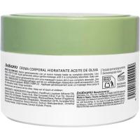 Crema corporal hidrantante de aceite oliva BABARIA, tarro 250 ml