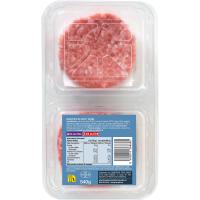 Hamburguesa mixta EROSKI, 6 uds, bandeja 540 g