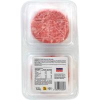 Hamburguesa de vacuno EROSKI, 6 uds, bandeja 540 g