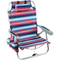 Silla Top Baja, aluminio y textilene, 5 posiciones, CT-103 R.VERGE, 62x61x24/78 cm