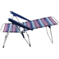 Silla Top Alta, 5 posiciones, aluminio y textilene, CT-114B R.VEGES, 91x63x105 cm