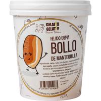 Helado sabor bollo de mantequilla GELATI GELATI, tarrina 520 ml
