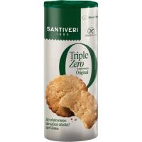 Galletas original s/ azúcar SANTIVERI TRIPLE ZERO, paquete 195 g Galletas original s/ azúcar SANTIVERI TRIPLE ZERO, paquete 195 g