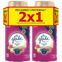 Ambientador auto relax zen GLADE, recambio 2 uds