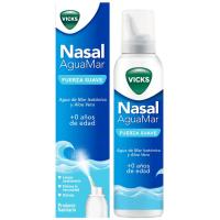 Agua de mar nasal fuerza suave VICKS, spray 120 ml