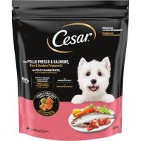 Alimento seco de pollo y salmón para perro CÉSAR, saco 1,4 kg Alimento seco de pollo y salmón para perro CÉSAR, saco 1,4 kg