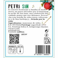 Sidra sin alcohol PETRI, botella 75 cl