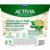 Leche fermentada con cereales y pera ACTIVIA, pack 4x115 g