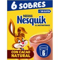 NESQUIK kakao hautsa, 6 zorro, kutxa 81 g