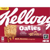Barritas de miel KELLOGG`S OATIES, pack 4x40 g Barritas de miel KELLOGG`S OATIES, pack 4x40 g