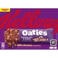 Barritas de chocolate KELLOGG`S OATIES, pack 4x40 g Barritas de chocolate KELLOGG`S OATIES, pack 4x40 g