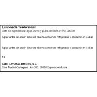 Limonada tradicional ZÜ, botella 1 litro