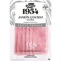 Jamón cocido extra corte fresco EL POZO 1954, bandeja 120 g