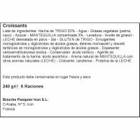 Croissant BRIOCHE PASQUIER, 6 uds, paquete 240 g