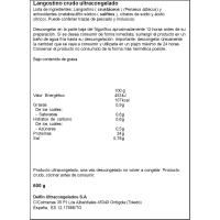 Langostino salvaje 20/30 piezas/kg DELFÍN, caja 600 g