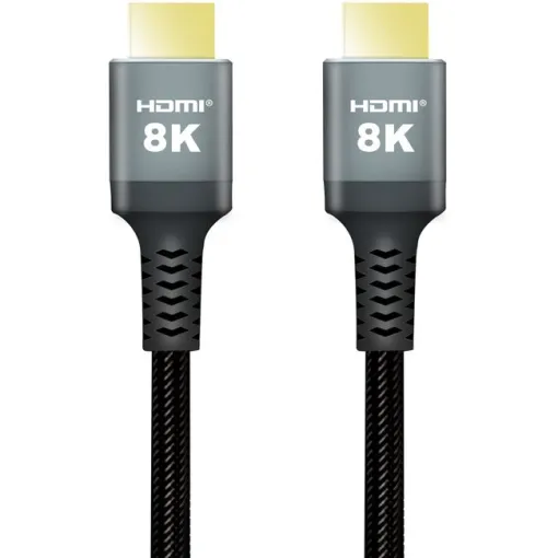 Cable HDMI 2.1 8K UHD reforzado 3 m negro 370321 METRONIC