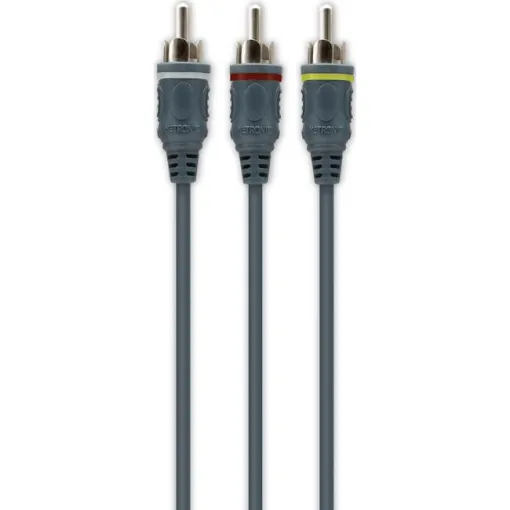 Cable audio 3 RCA macho/macho-3 m 370078 METRONIC