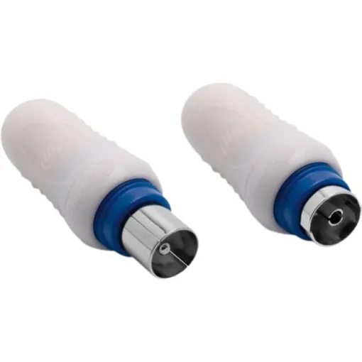 Juego 2 conectores blindados 9,52 mm macho/hembra 338105 METRONIC