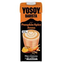 Bebida vegetal de avena c/ aroma de calabaza YOSOY, brik 1 litro