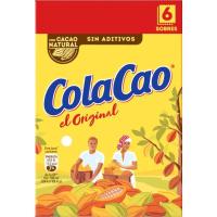 Cacao soluble en sobres COLA CAO, 6 uds, caja 96 g